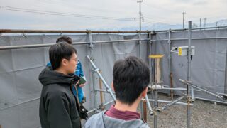 入善観測サイト撤去作業