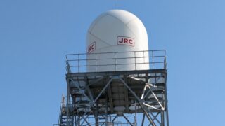 日本無線（JRC）の富山C帯二重偏波フェーズドアレイ気象レーダー見学