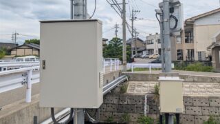 水位観測施設の見学